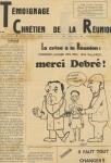 Couverture de la revue "Temoignage Chrétien de la Réunion"